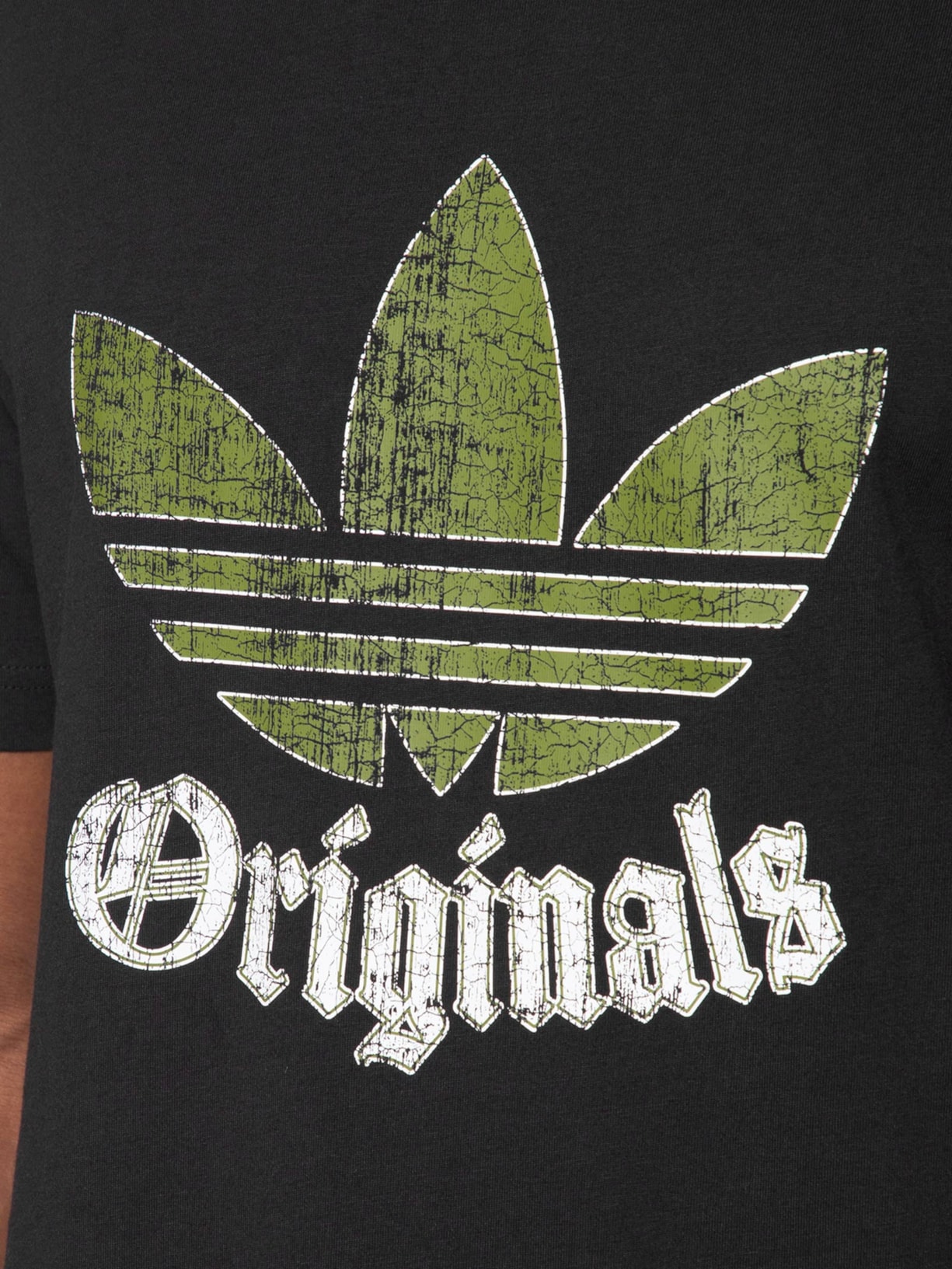 Camiseta Estampada Distressed Preto Adidas Originals