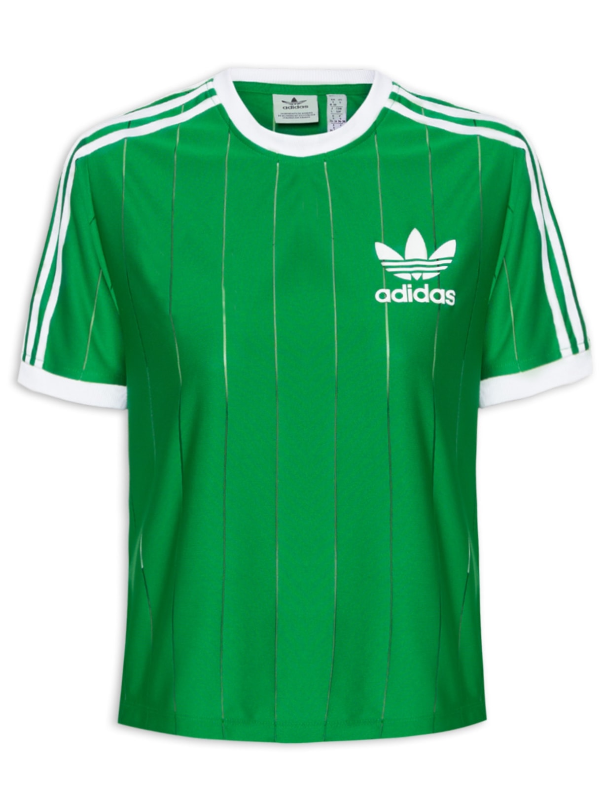 Camiseta Feminina 3 Stripes Pnst - Verde