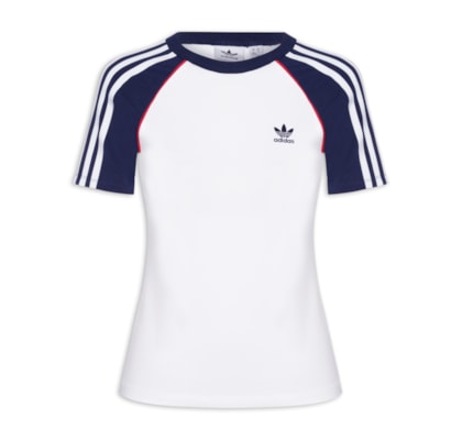 Camiseta Feminina 3S Raglan Slim - Branco