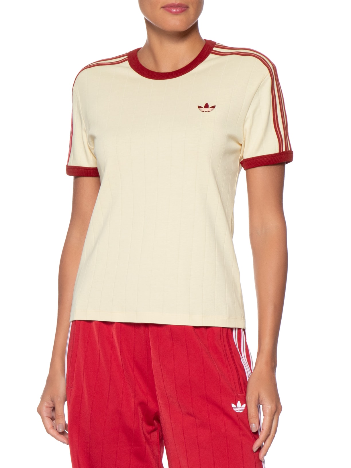 Camiseta Feminina Adicolor Amarelo Adidas Originals