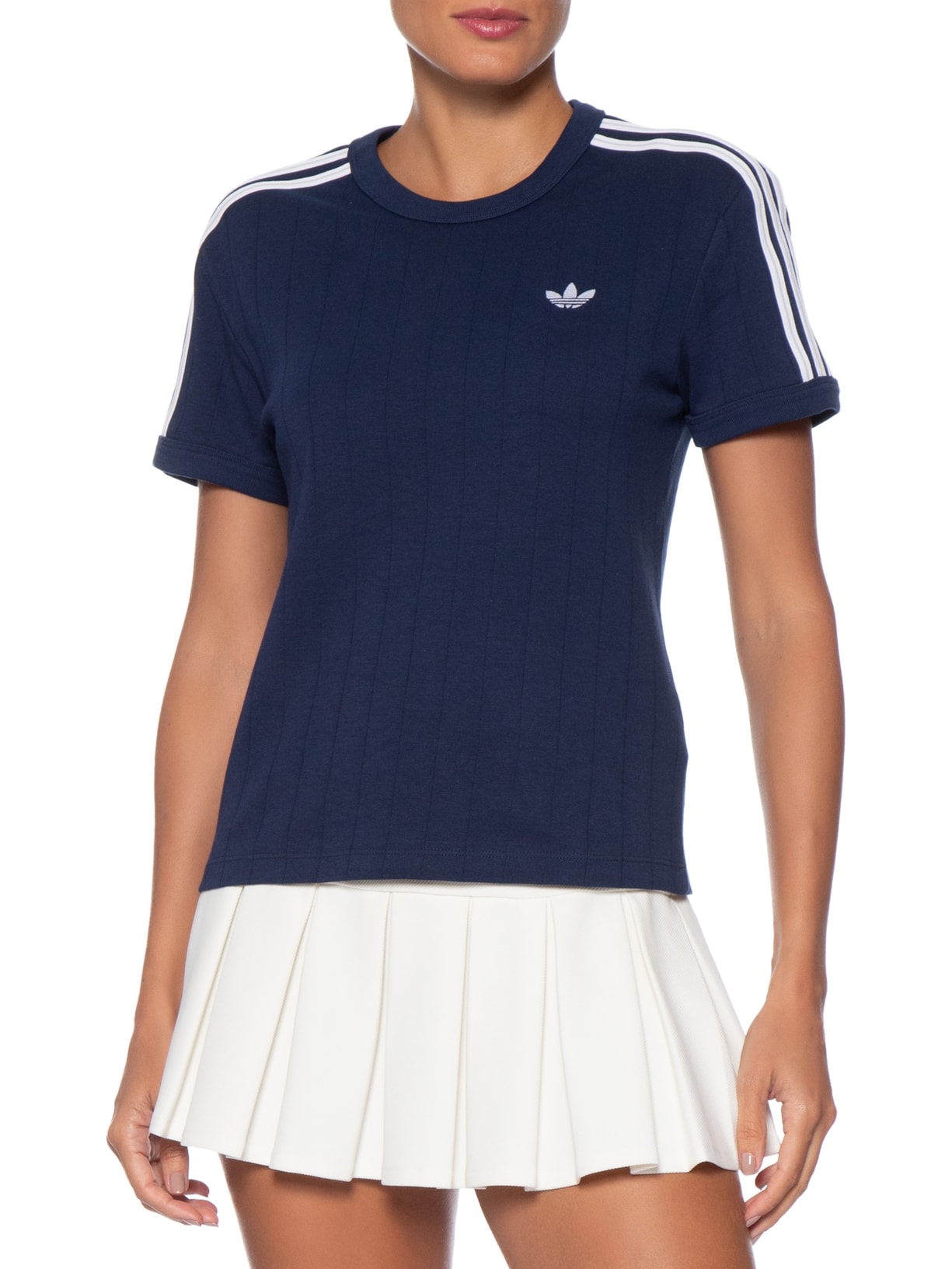 Camiseta Feminina Adicolor Azul Adidas Originals