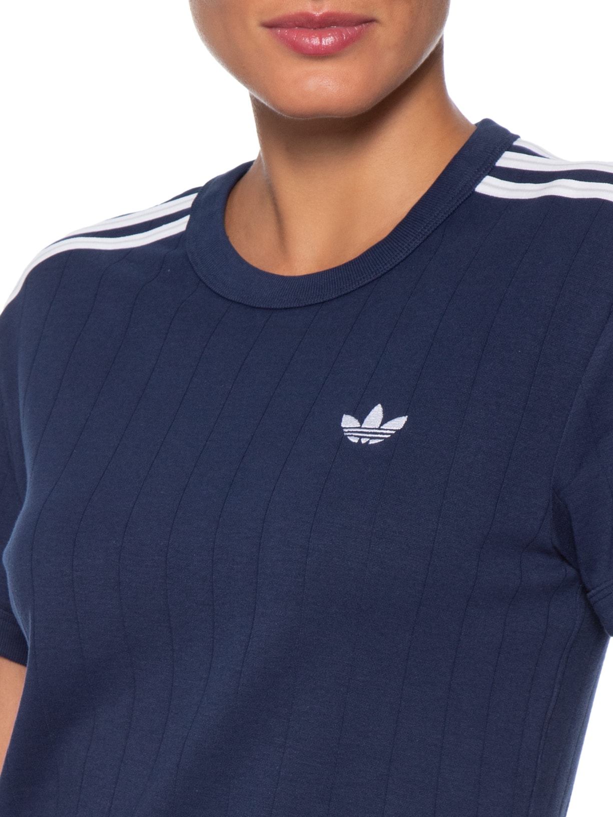 Camiseta Feminina Adicolor Azul Adidas Originals