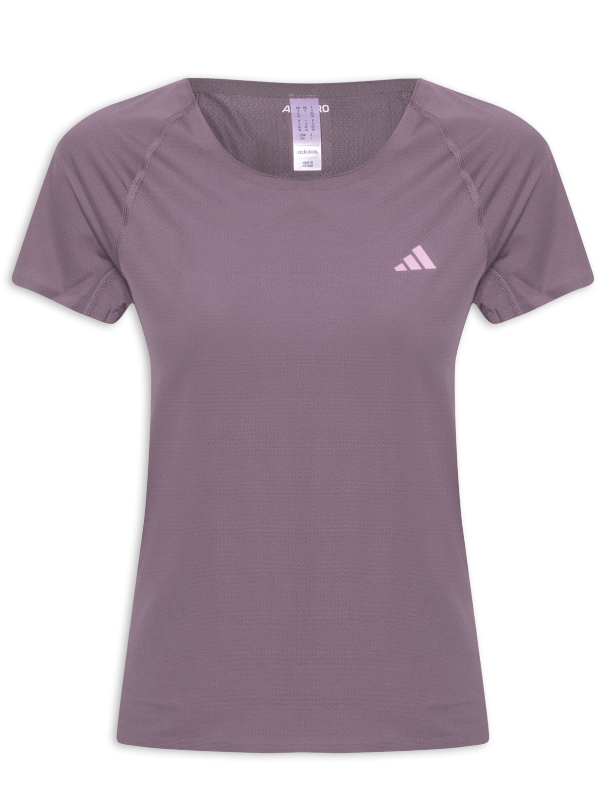 Camiseta Feminina Adizero - Roxo
