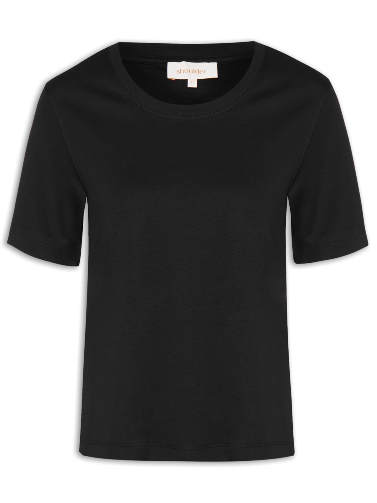 Camiseta Feminina Algodão Pima - Preto