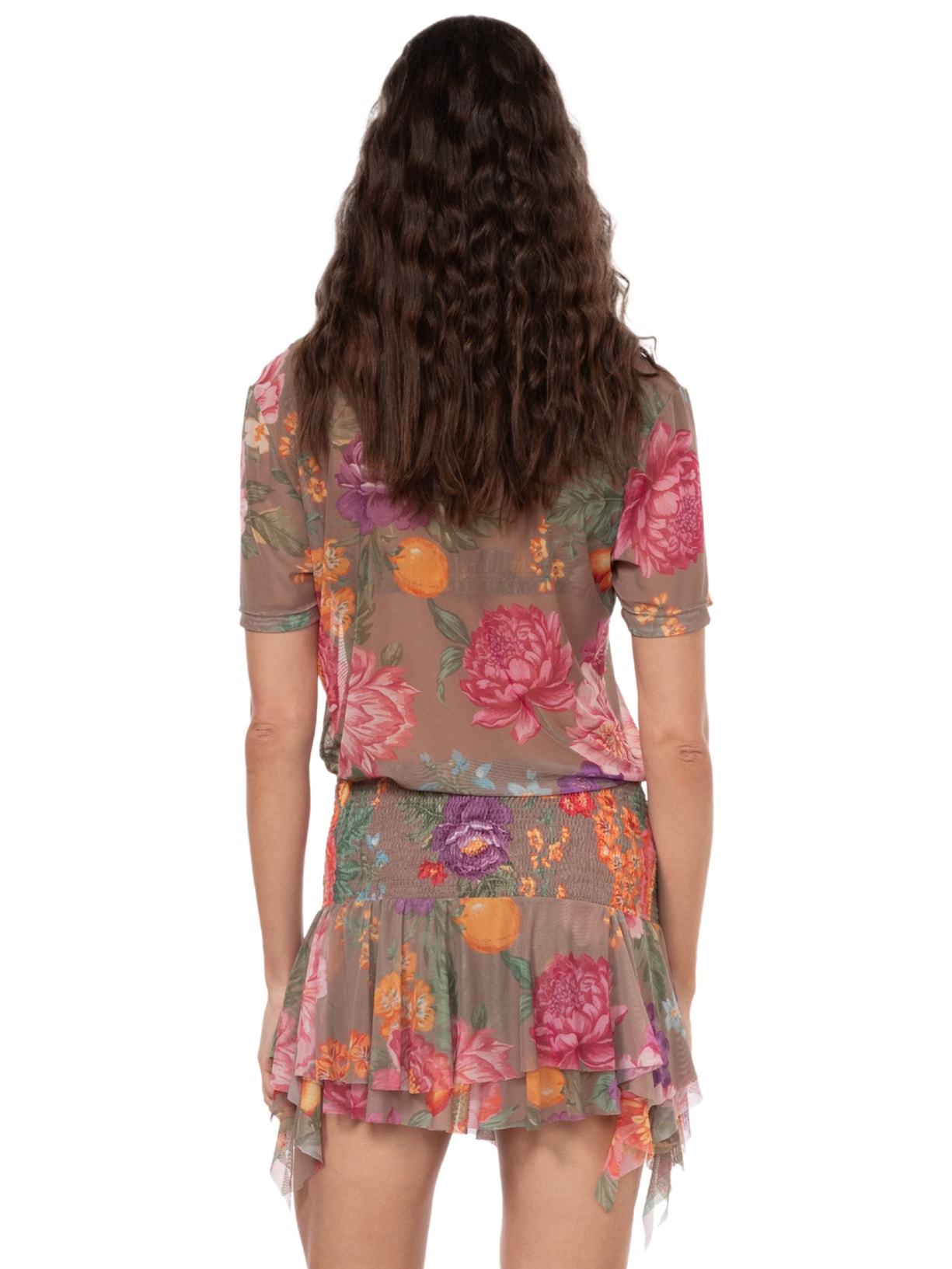 Camiseta Feminina Alicia – Marrom Triya