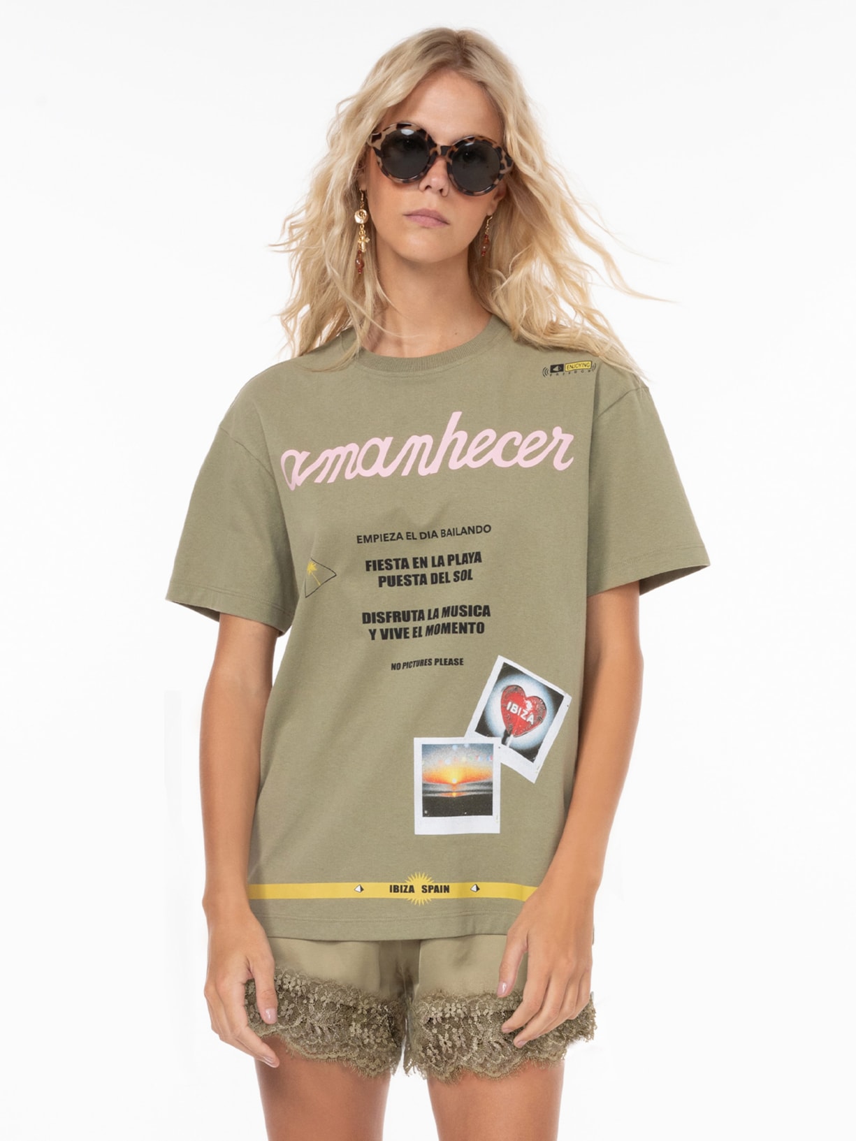 Camiseta Feminina Amanhecer Verde Triya