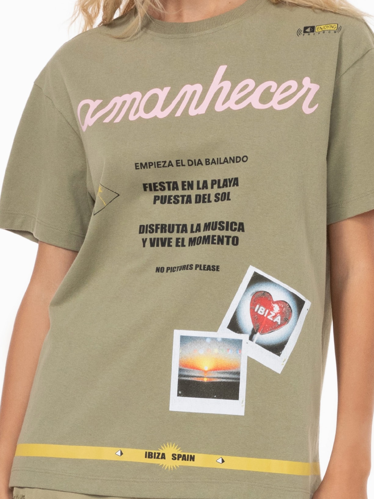 Camiseta Feminina Amanhecer Verde Triya