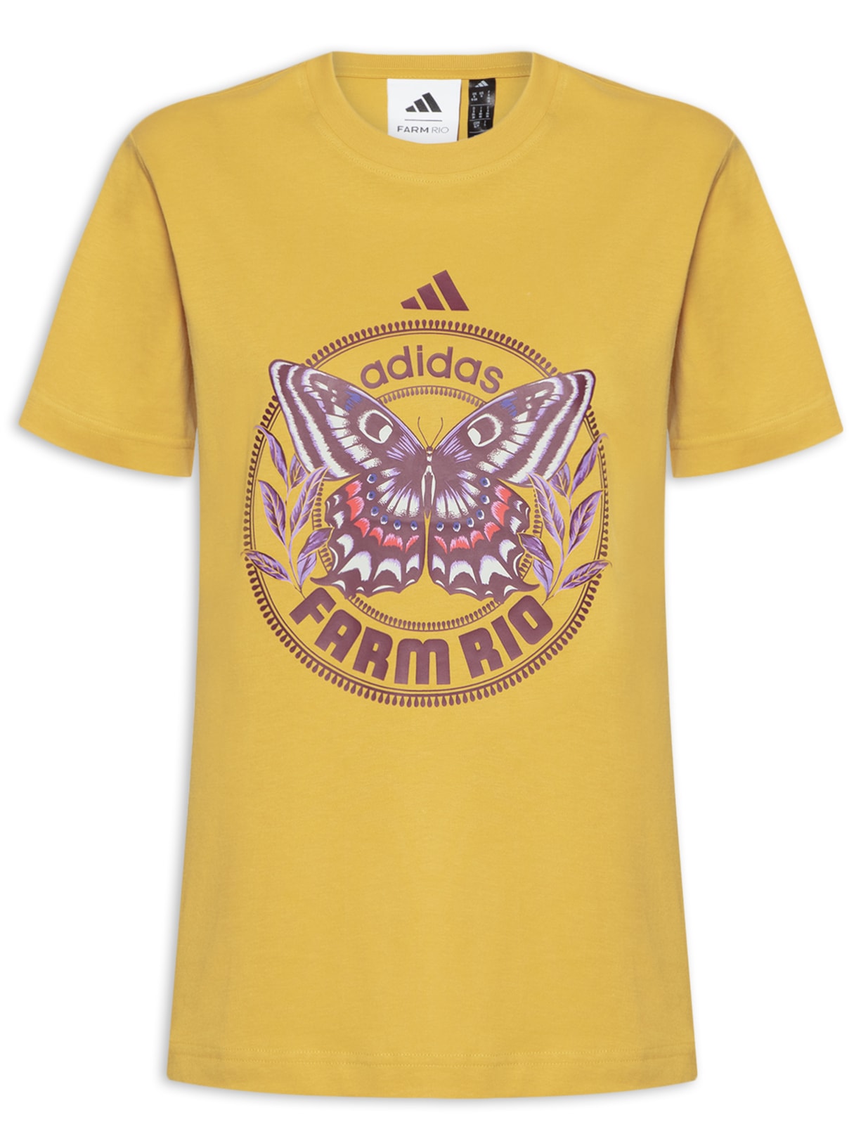 Adidas Farm Camiseta Feminina Amarelo1