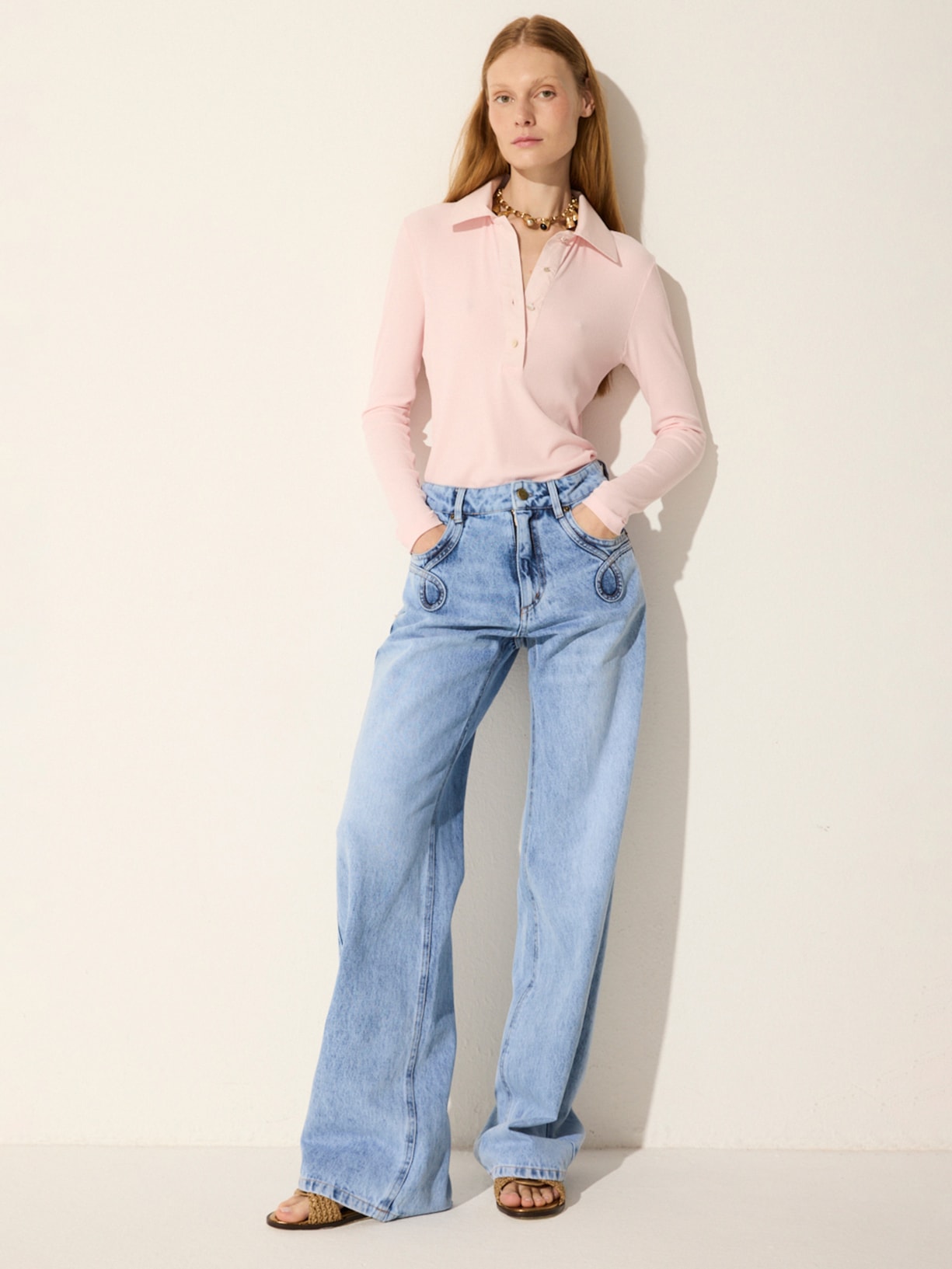 Camiseta Feminina Antonia V26 Rosa Mixed