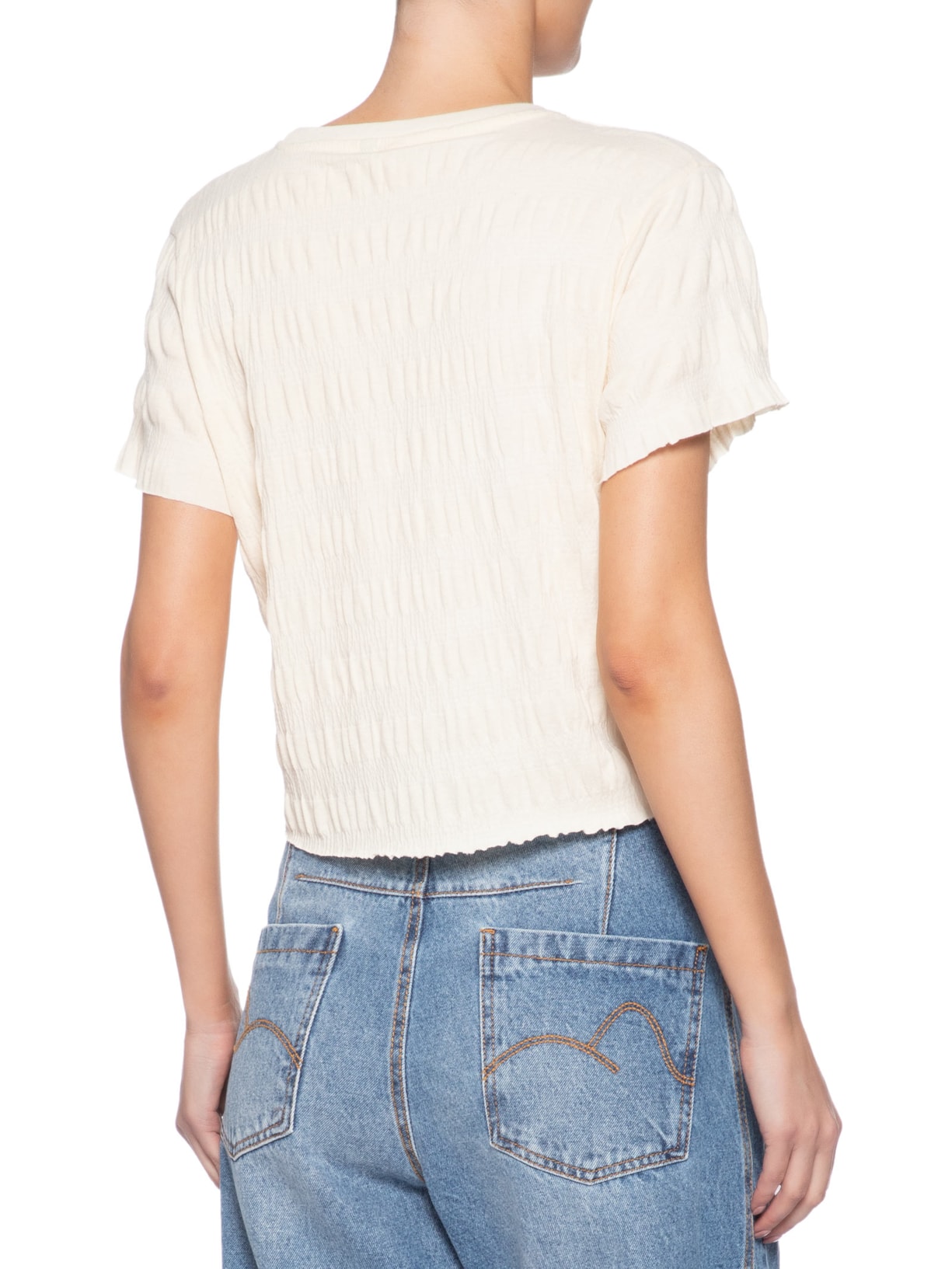 Camiseta Feminina Arara Brasil Off White Farm