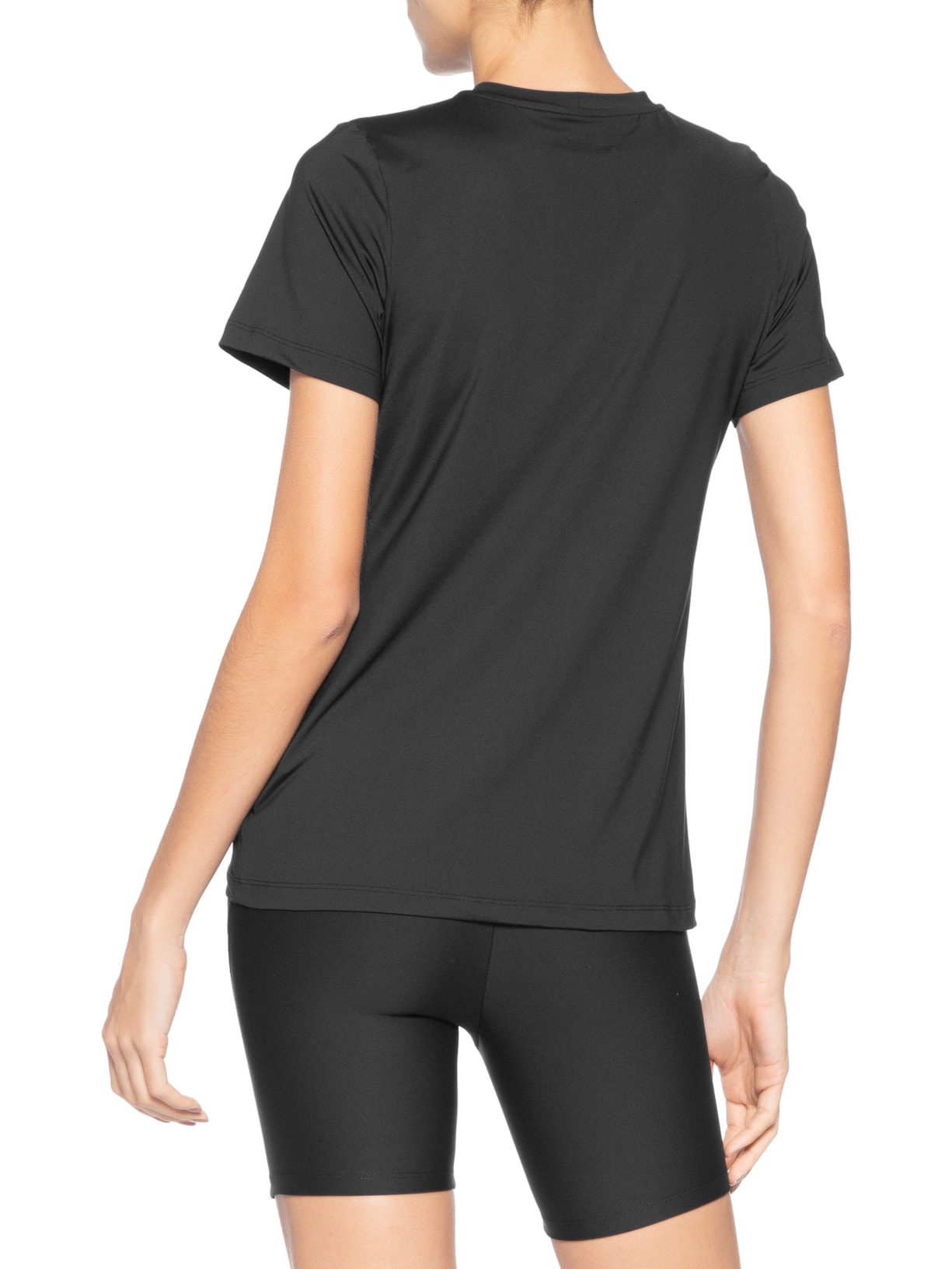 Camiseta Feminina Aurora II Manga Curta Preto Columbia