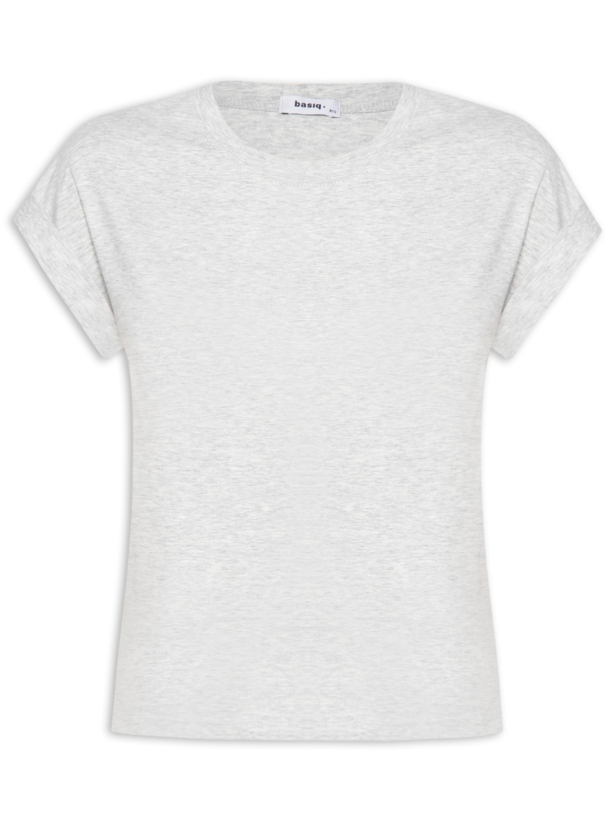 Camiseta Feminina Baby Look - Cinza