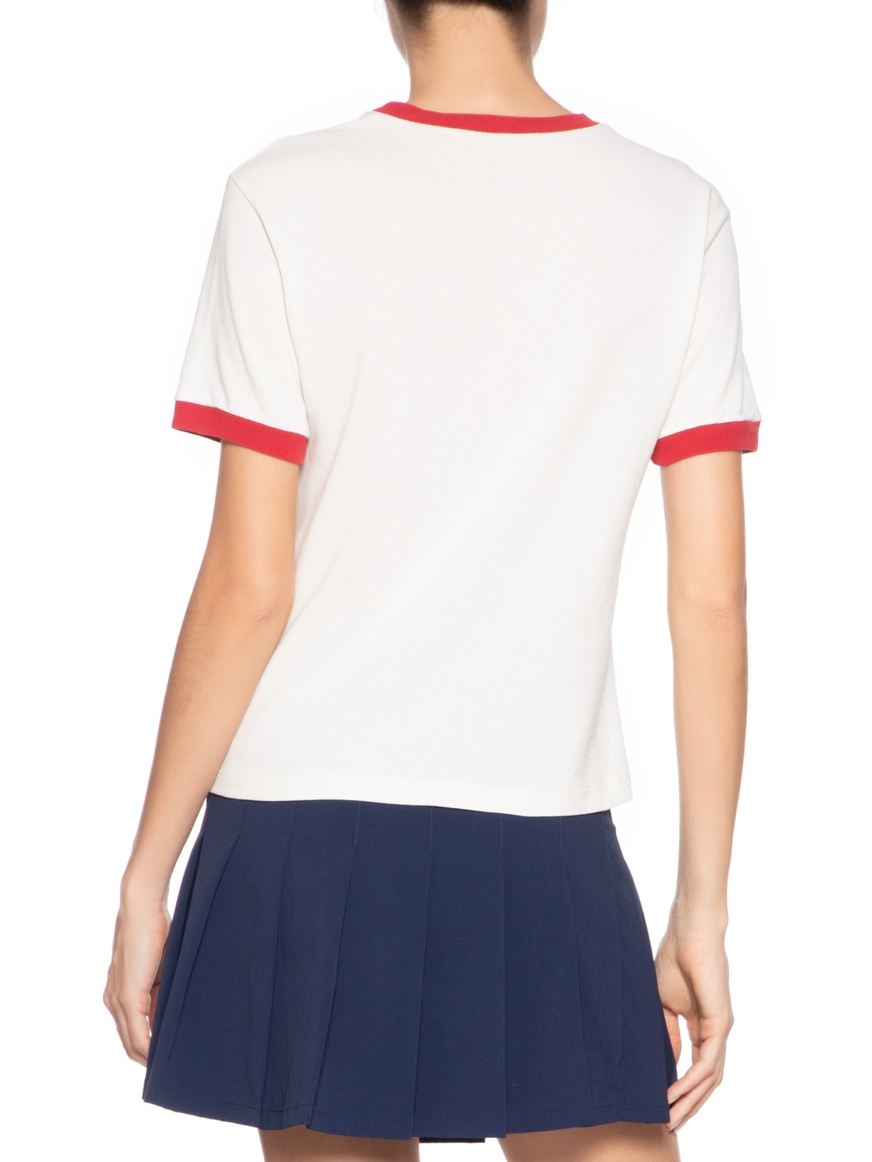 Camiseta Feminina Babylook Ski Club Off White Niini