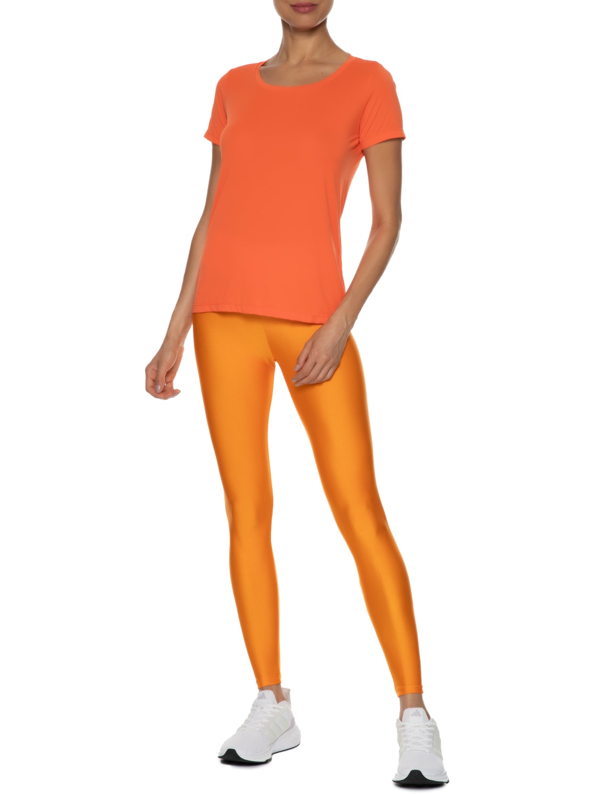 Camiseta Feminina Basic Color Lauf Laranja Lauf