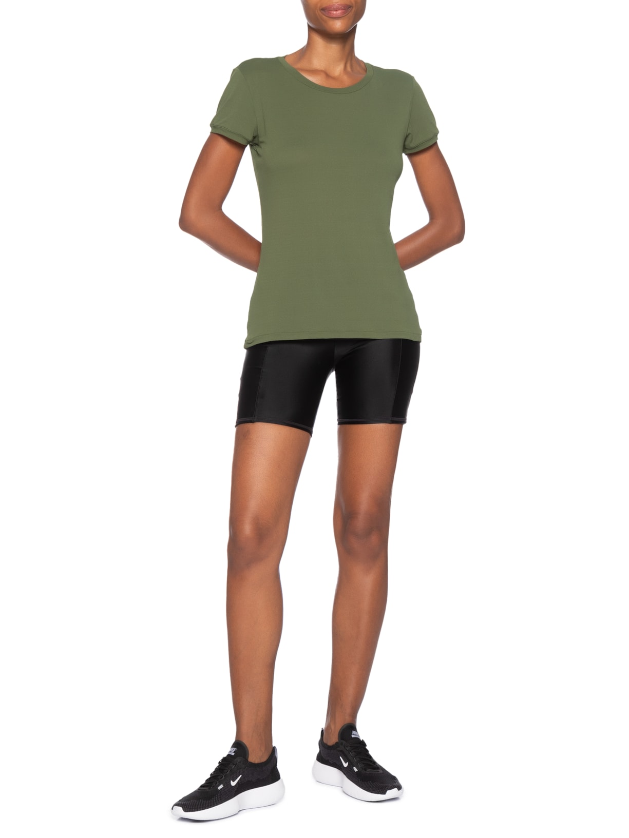 Camiseta Feminina Basic Comfort Verde Live!