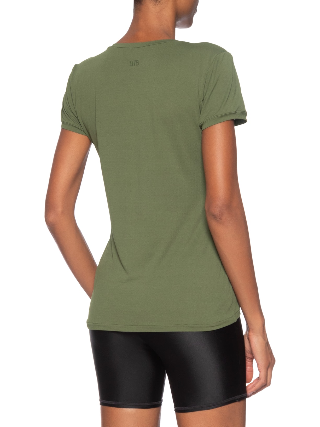 Camiseta Feminina Basic Comfort Verde Live!