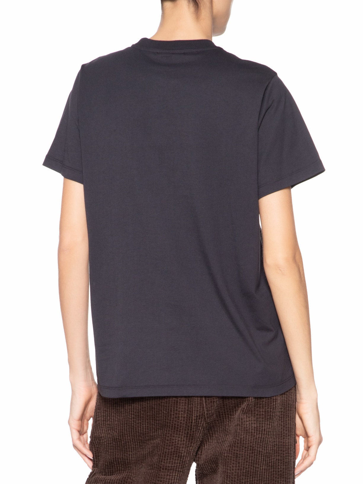 Camiseta Feminina Basic Cotton Jersey Neon Kitty Preto Ganni