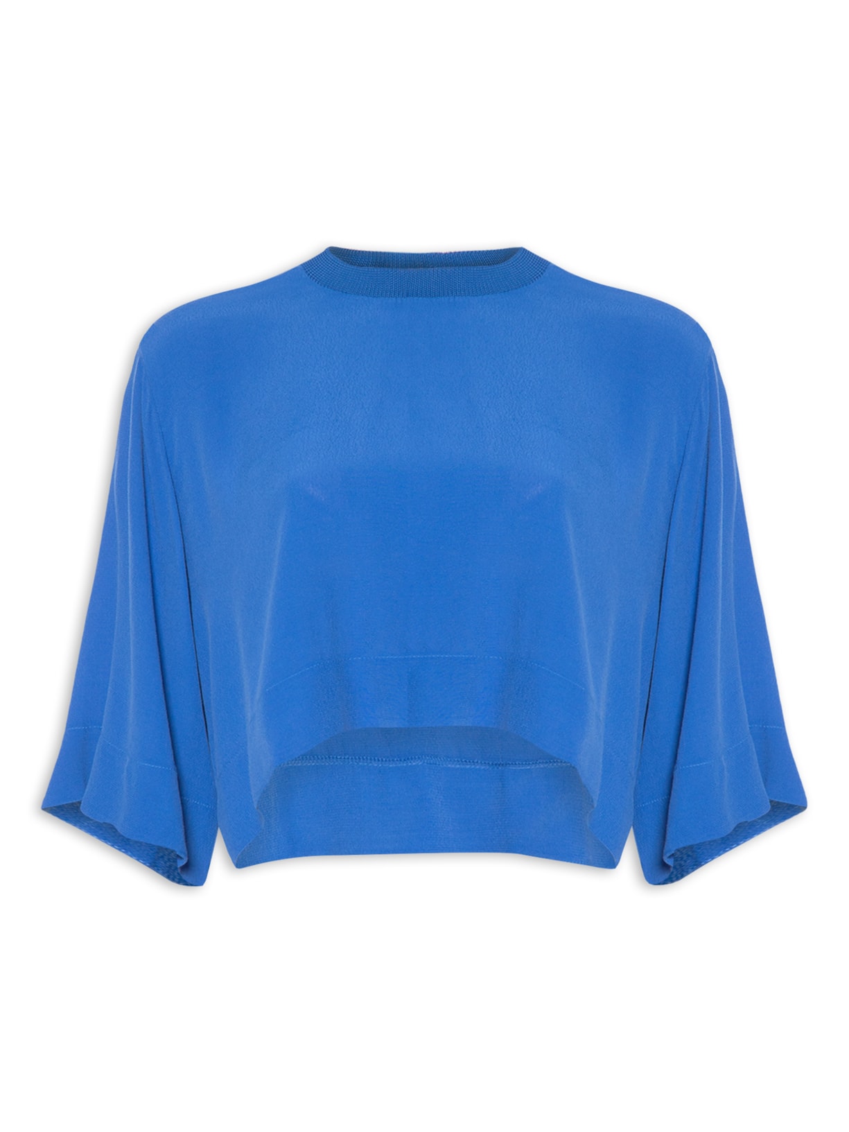 Camiseta Feminina Básica - Azul