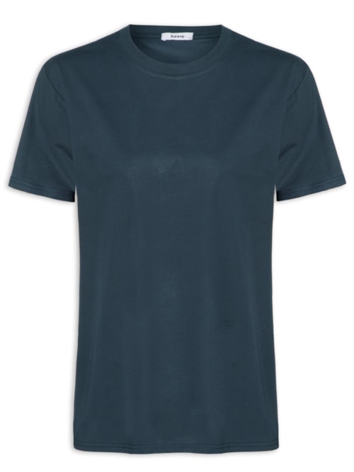 Camiseta Feminina Básica - Azul