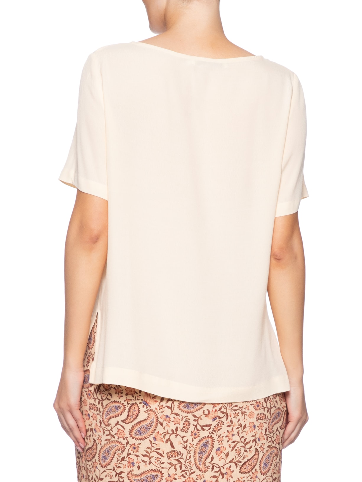 Camiseta Feminina Básica Bege Maria Filó