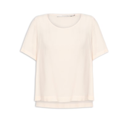 Camiseta Feminina Básica - Bege