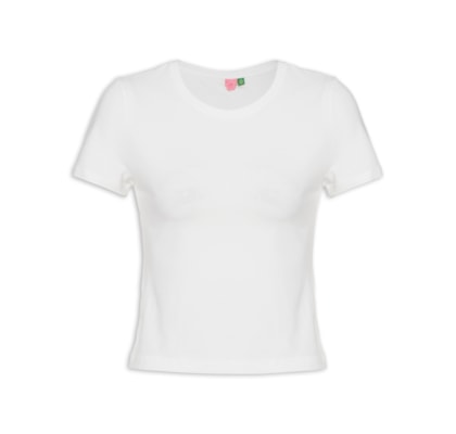 Camiseta Feminina Básica - Branco