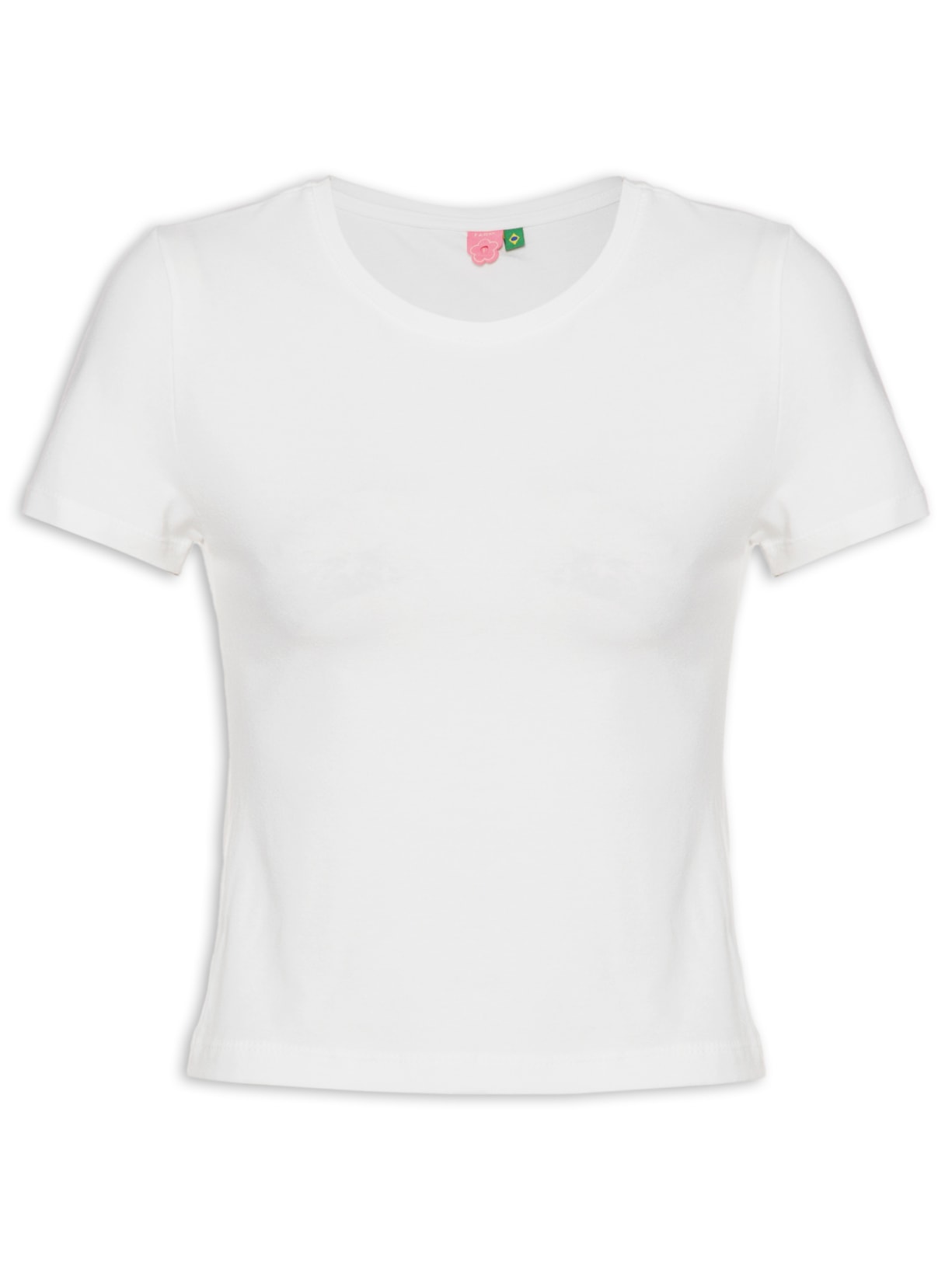 Camiseta Feminina Básica - Branco
