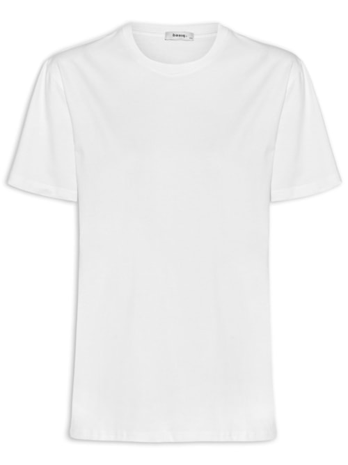Camiseta Feminina Básica - Branco