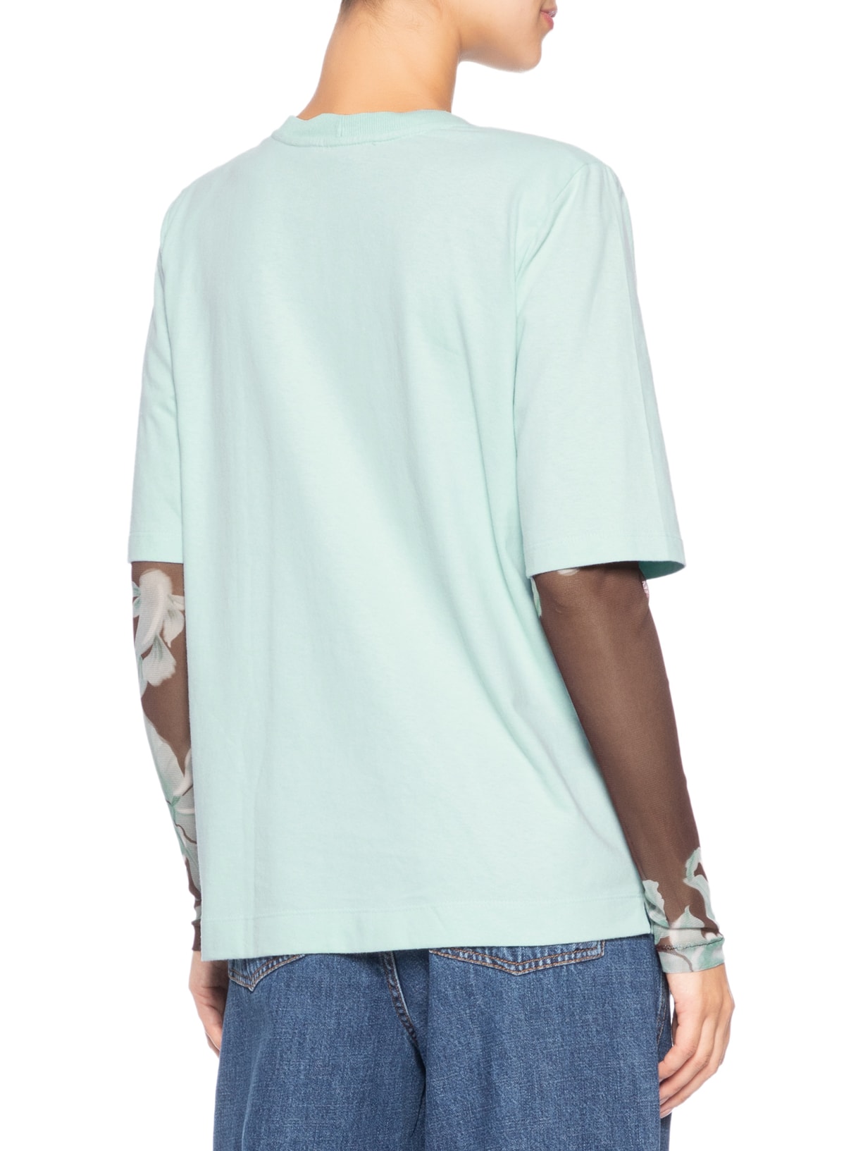 Camiseta Feminina Básica Com Ombreira Verde Dress To