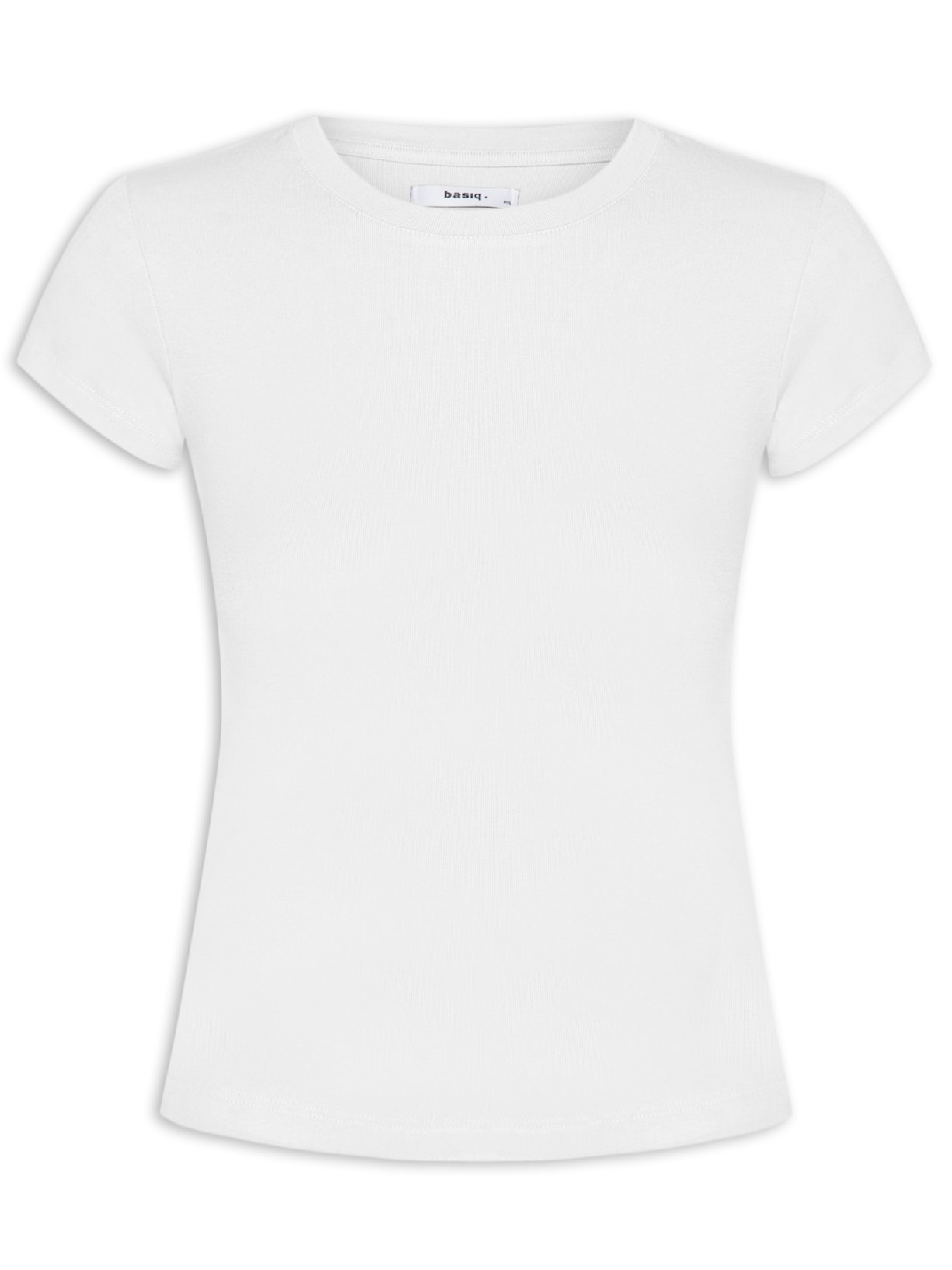 Camiseta Feminina Básica Justa - Branco