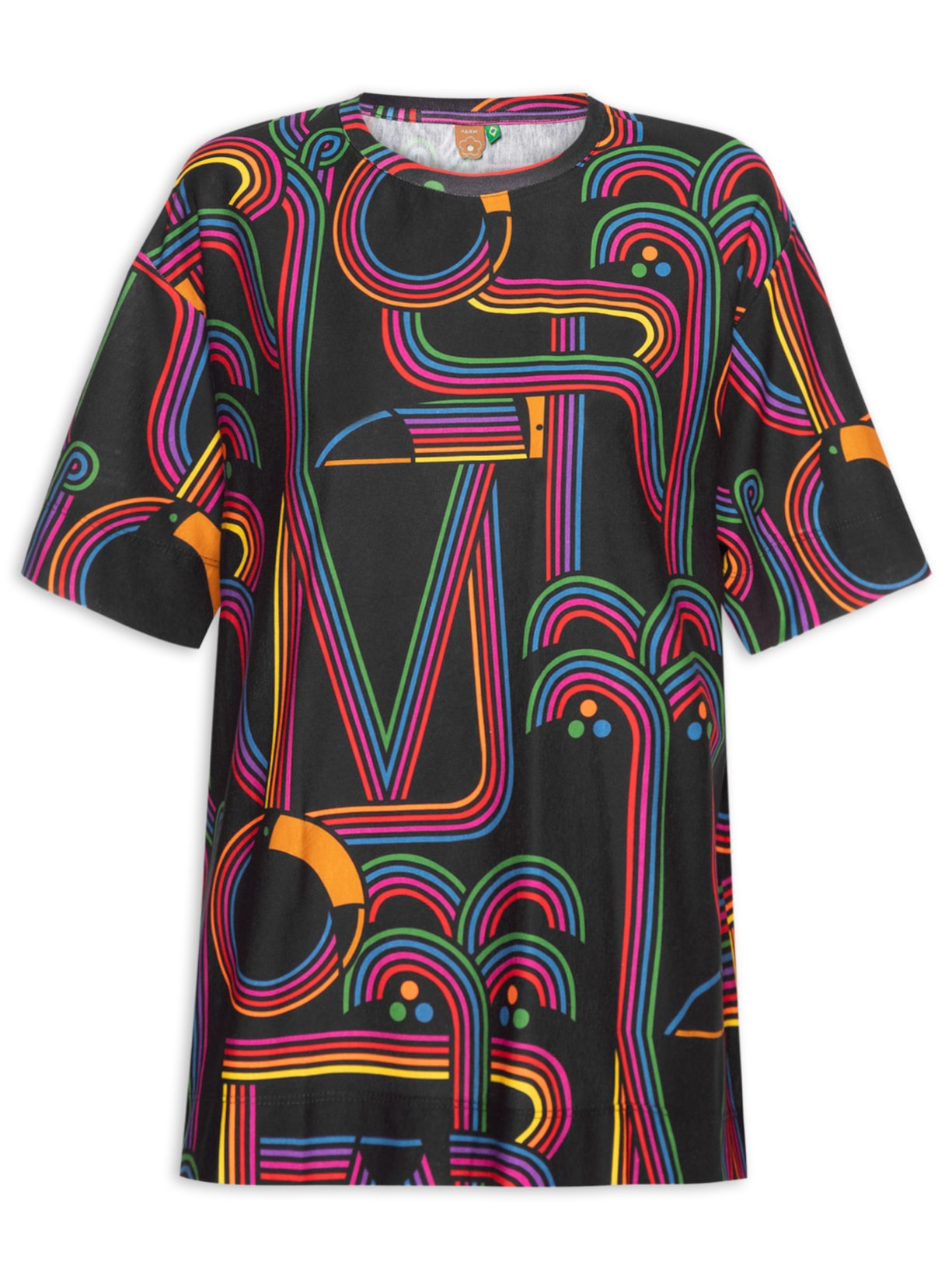 Camiseta Feminina Básica Logotuca - Preto