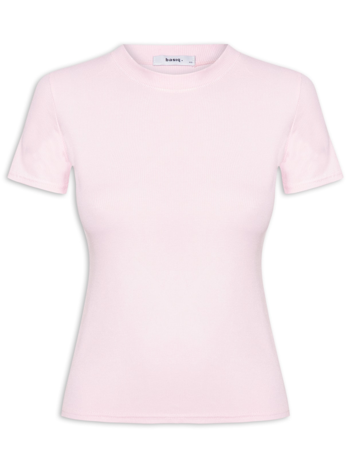 Camiseta Feminina Básica Manga Curta - Rosa
