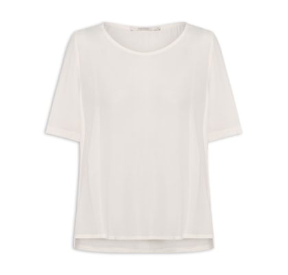 Camiseta Feminina Básica - Off White