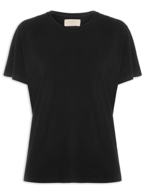 Camiseta Feminina Básica - Preta