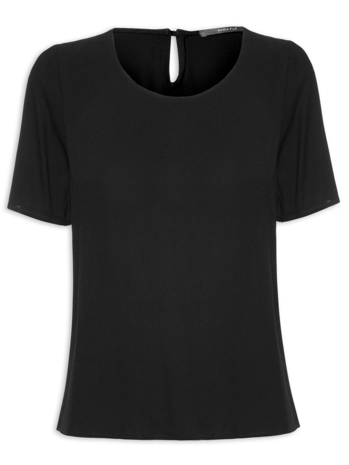 Camiseta Feminina Básica - Preto