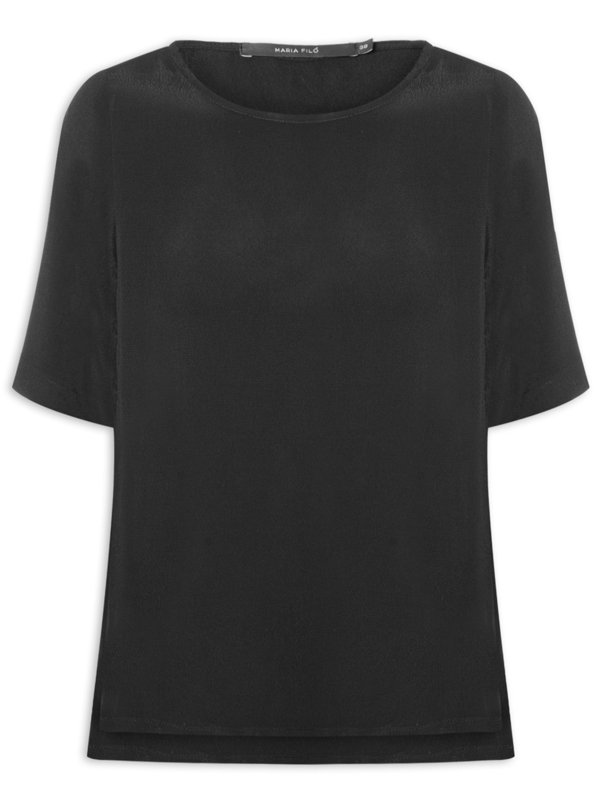 Camiseta Feminina Básica - Preto