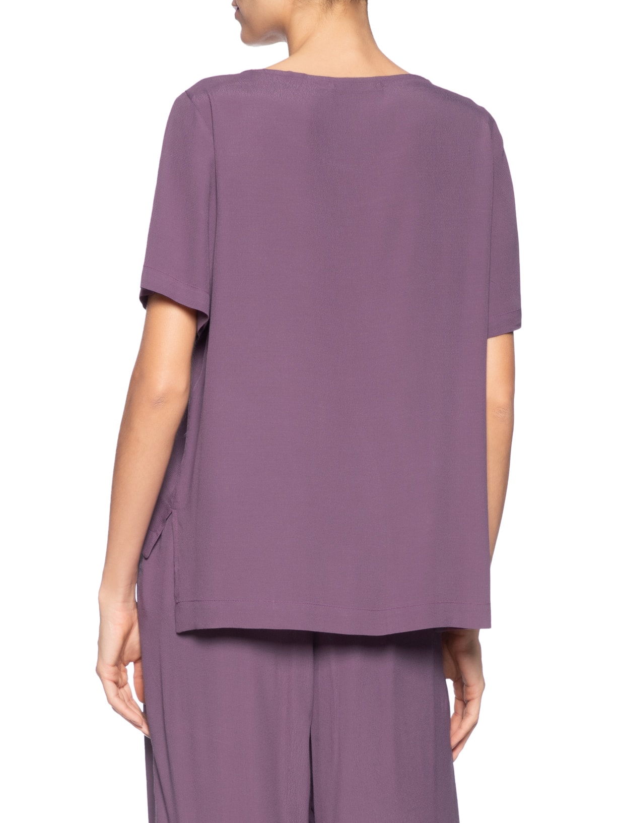 Camiseta Feminina Básica Roxo Maria Filó