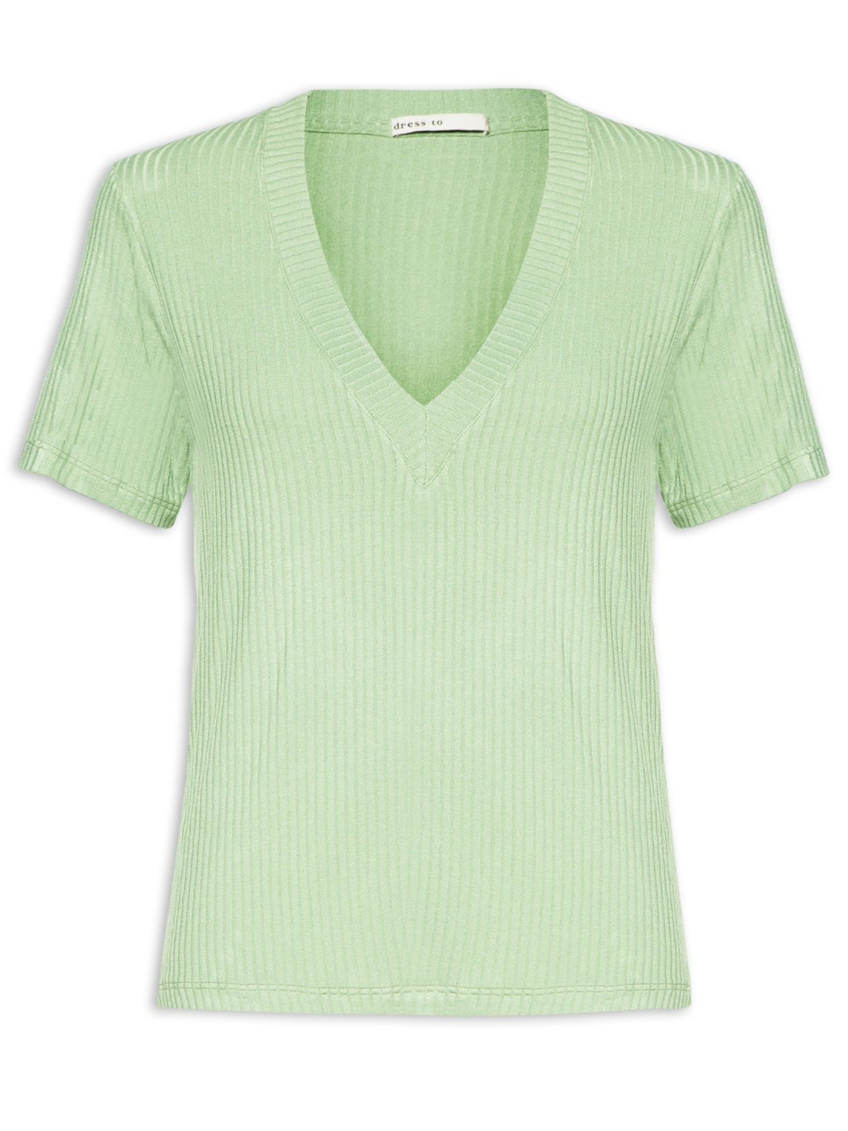 Camiseta Feminina Básica - Verde