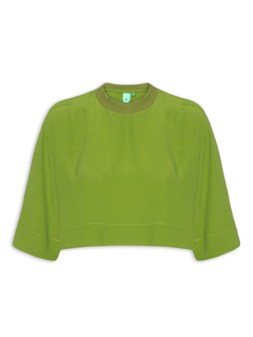 Camiseta Feminina Básica - Verde