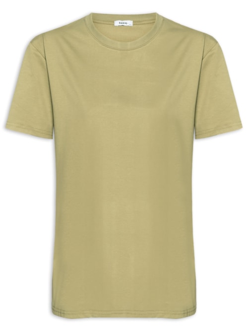 Camiseta Feminina Básica - Verde
