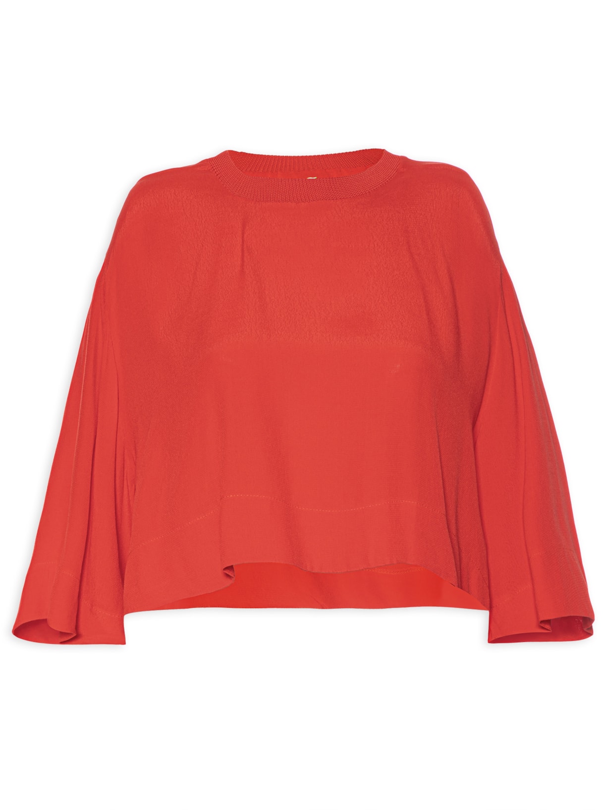 Camiseta Feminina Básica - Vermelho