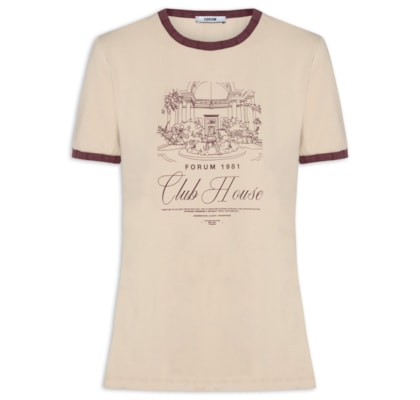 Camiseta Feminina - Bege