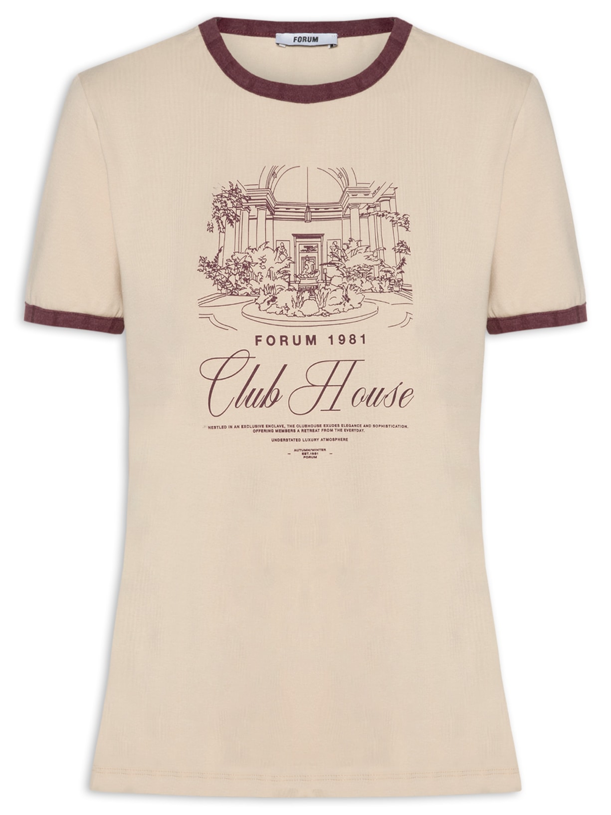 Camiseta Feminina - Bege