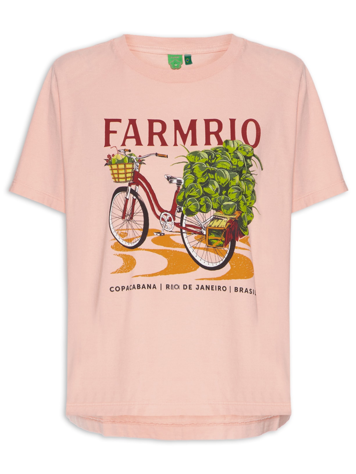 Camiseta Feminina Bicicleta - Rosa