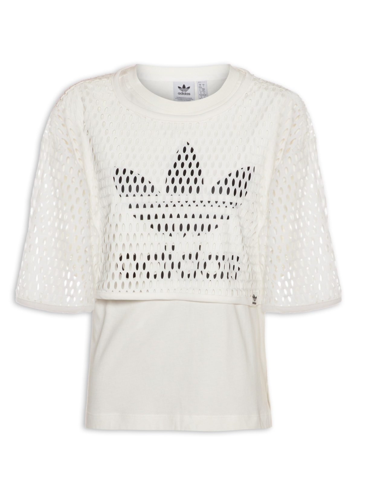 Camiseta Feminina Big Logo - Off White