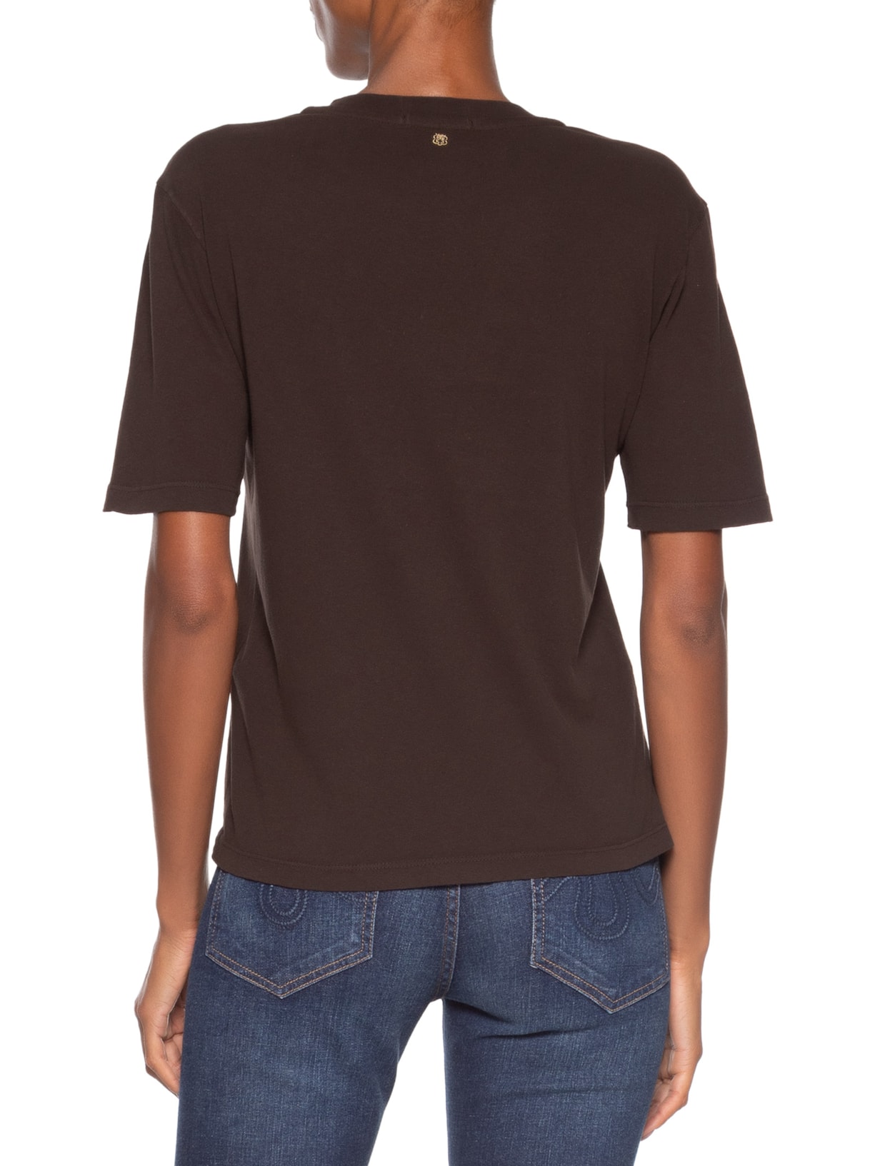 Camiseta Feminina Bird BB Marrom Bo.bô