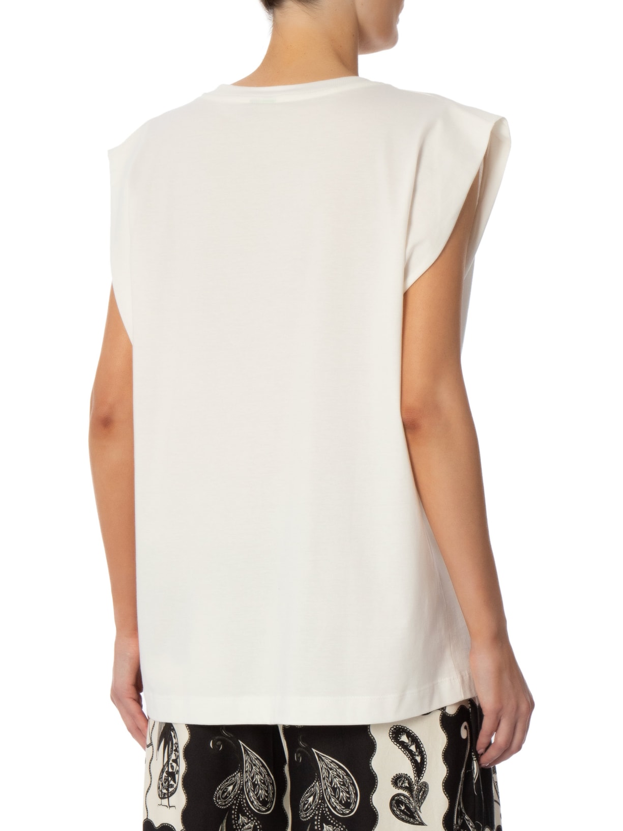 Camiseta Feminina Bordada Araras Branco Farm