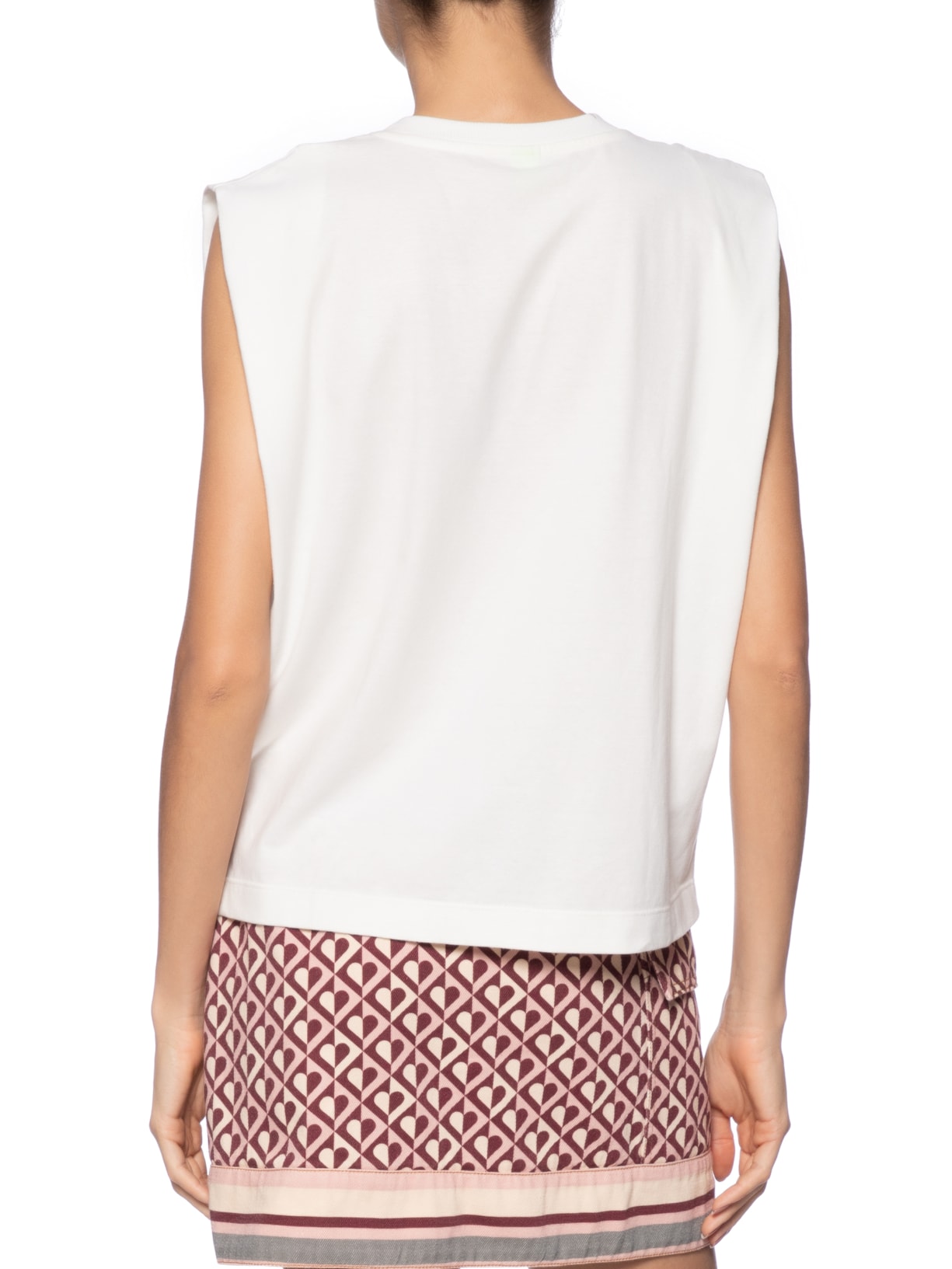 Camiseta Feminina Bordada Coquetel Tropical Branco  Farm