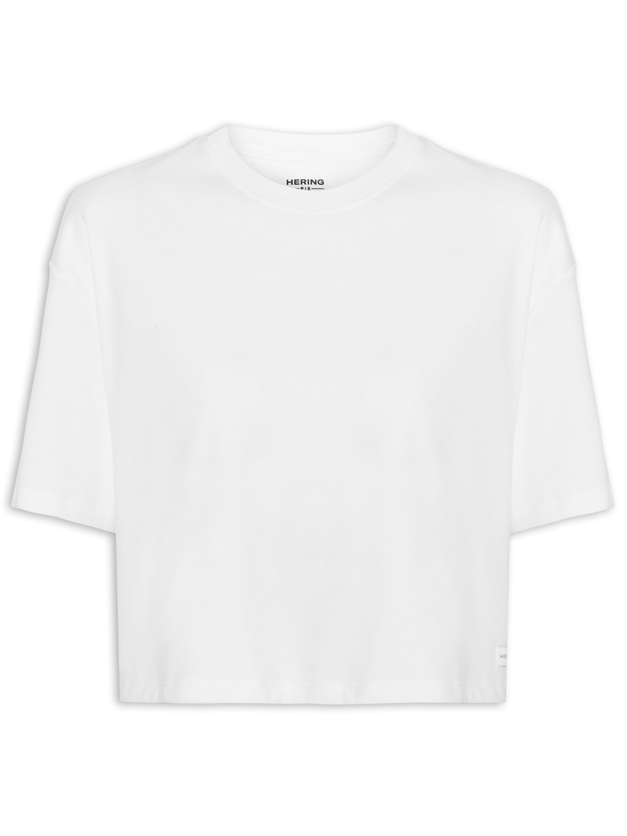 Camiseta Feminina Box Manga Curta - Branco