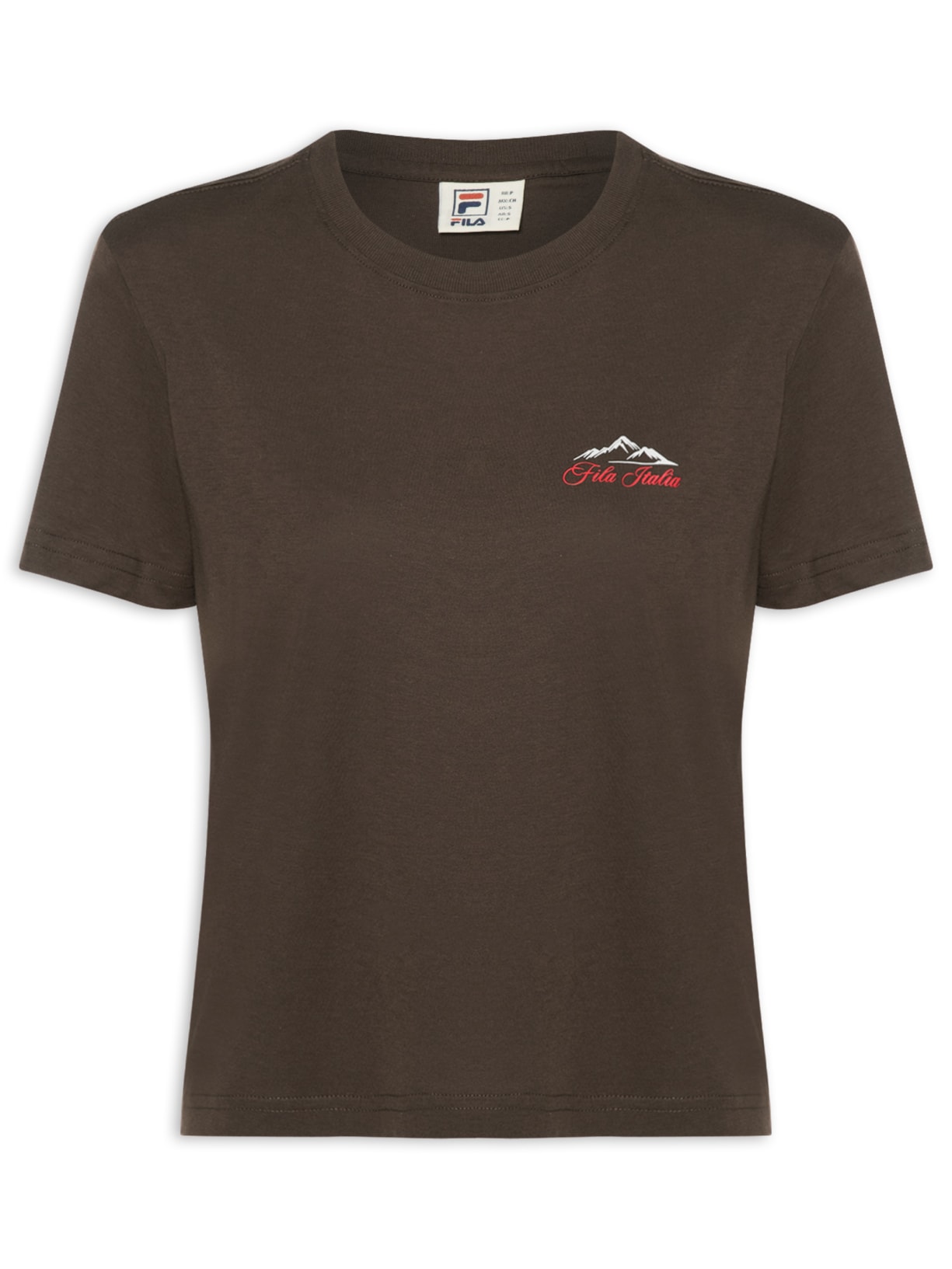 Camiseta Feminina Box Piemonte Ag - Marrom